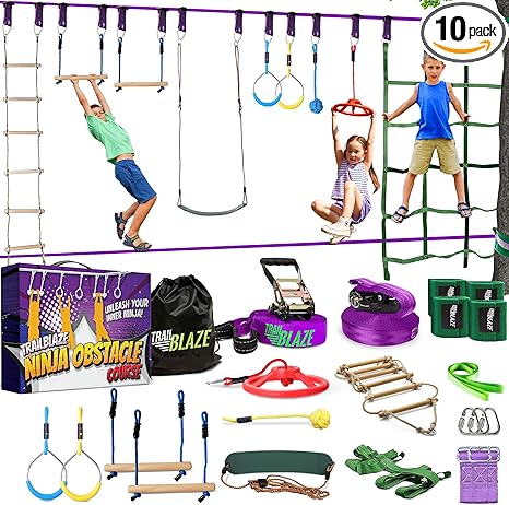 Trailblaze Ninja Warrior Obstacle Course for Kid
