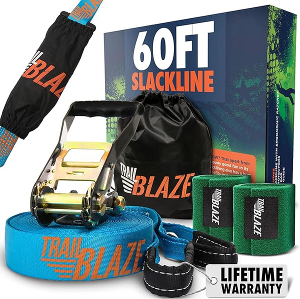Trailblaze Slackline Kit with Tree Protectors | Essential Kit