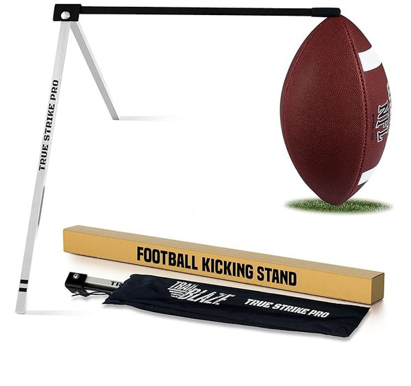 True Strike Pro Football Kicking Tee White & Black